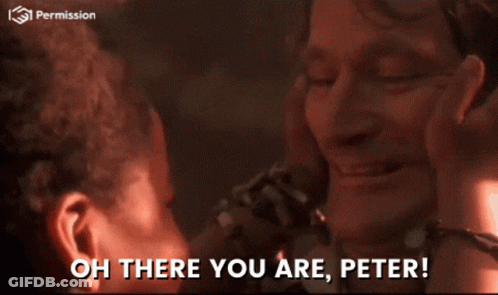 Child Face Saying Oh There You Are Peter GIF