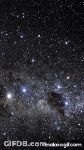 Child Face Surrounded By Galaxy Saying Make A Gif.com GIF