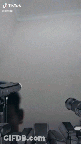Child In Black And White Hat GIF