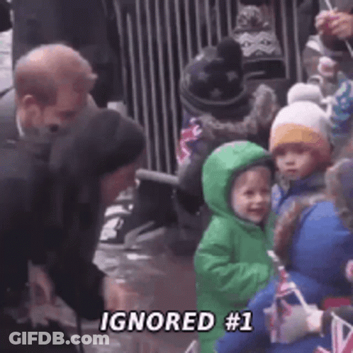 Child In Green Jacket Saying Ignored #1 GIF