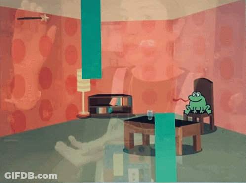 Child In Hood Sitting In Chair GIF
