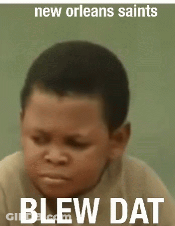 Child Saying New Orleans Saints Blew Dat GIF