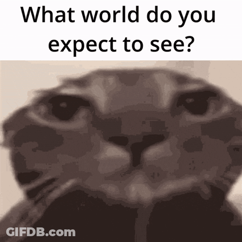 Child Surrounded By Galaxy Saying Make A GIF