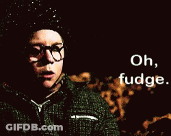 Child With Glasses Oh Fudge GIF