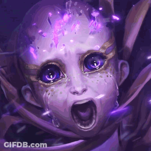 Child With Purple Eyes GIF