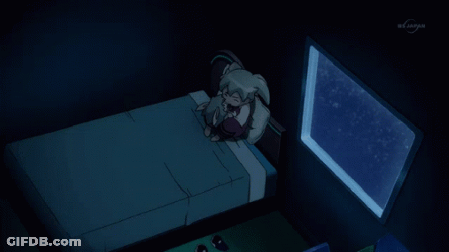 Childe Crying In The Dark Night GIF
