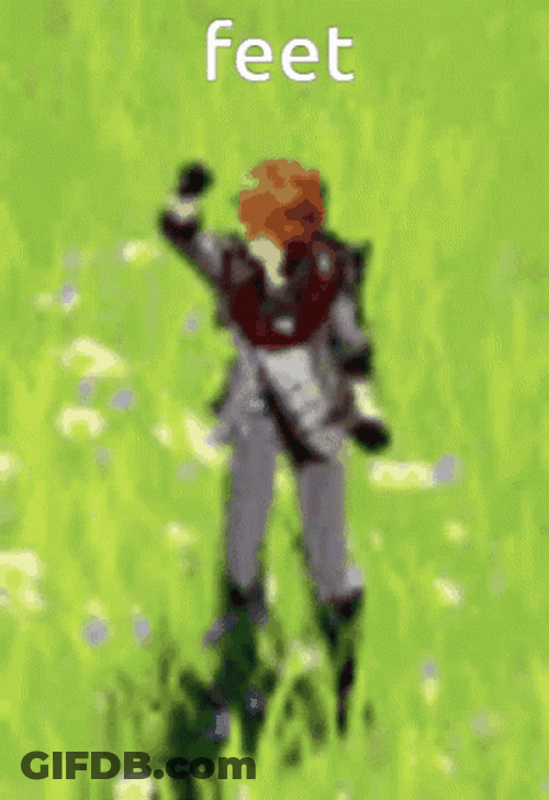 Childe Tartaglia Celebrating Feet GIF