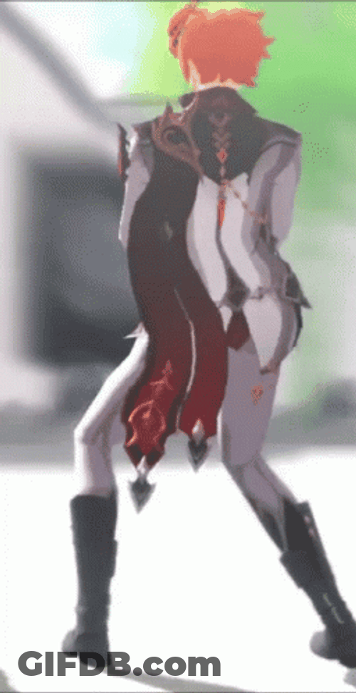 Childe Tartaglia Hips Swinging Dancing GIF