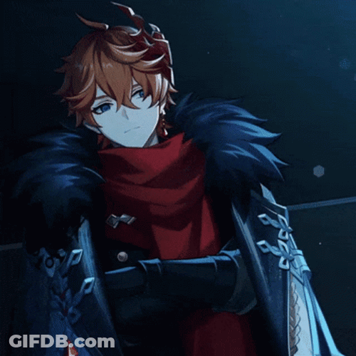 Childe Tartaglia Shrugging Soldier GIF