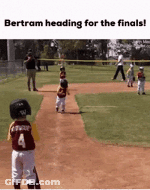Childeren Baseball Home Run GIF
