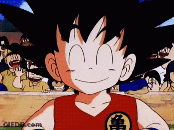 Childish Baby Goku GIF