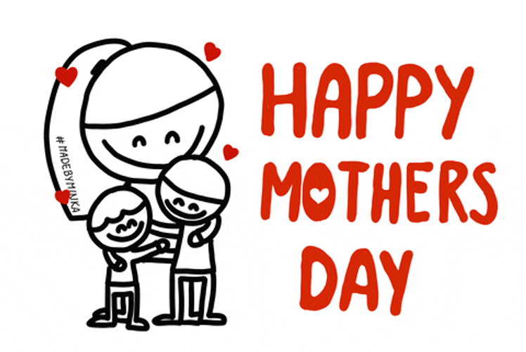 Children Celebrating Mother's Day GIF