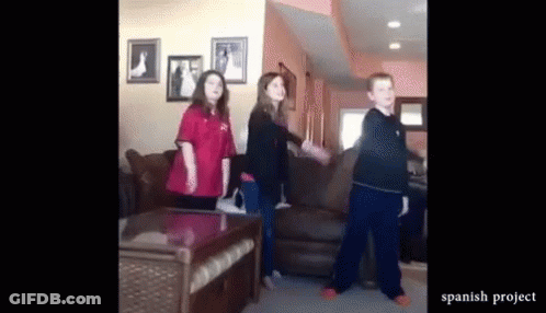 Children Dancing Spanish Project GIF