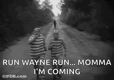 Children Running Down Dirt Road With Run Wayner Run Momma I M Coming GIF
