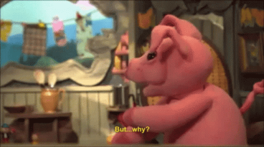 Children's Animated Show Huxley Pig But Why GIF