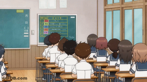 Children Sitting In Classroom GIF