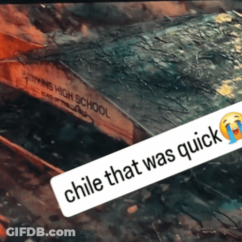 Chile Sign In Front Of School GIF