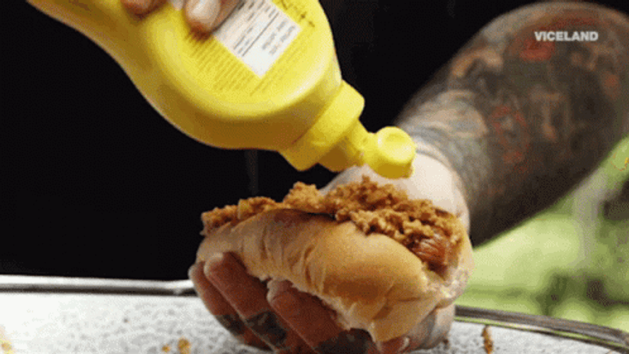 Chili Hot Dog Sausage Food GIF