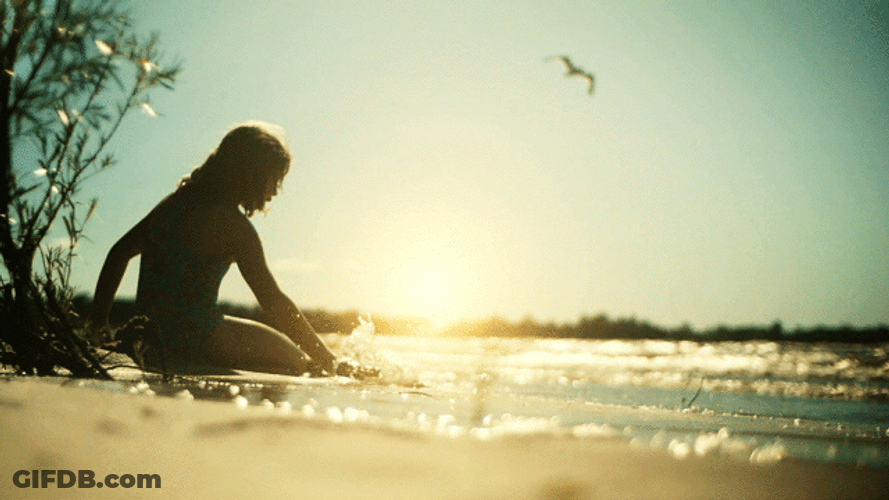 Chill Aesthetic Sun Beach GIF