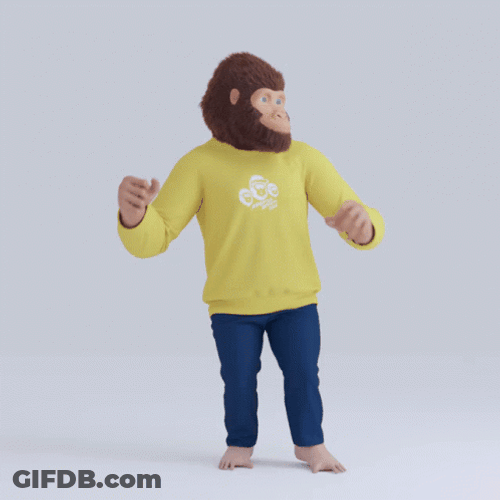 Chill Gorilla Dancing GIF