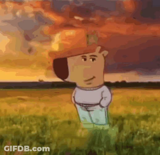 Chill Guy In Autumn Season GIF