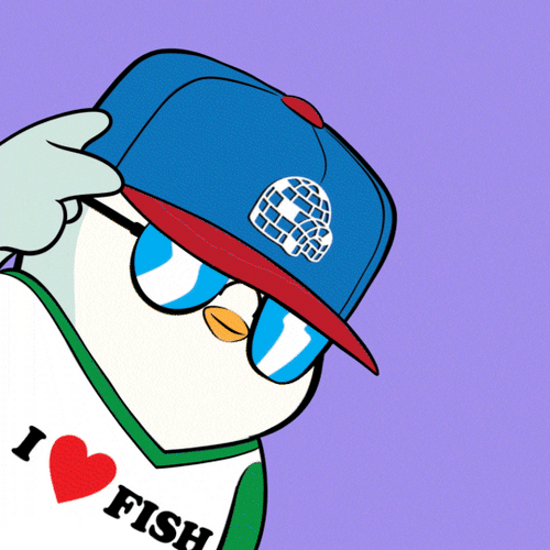 Chill Guy Pudgy Penguins Sup Dude GIF