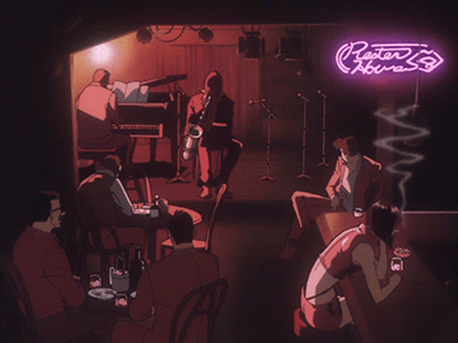Chill Night Music Cowboy Bebop GIF