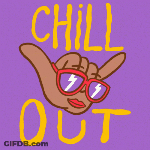 Chill Out Vibes Animated Art GIF