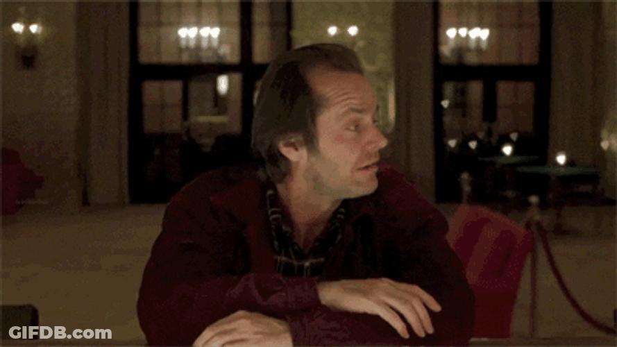 Chilling At The Bar Jack Nicholson GIF