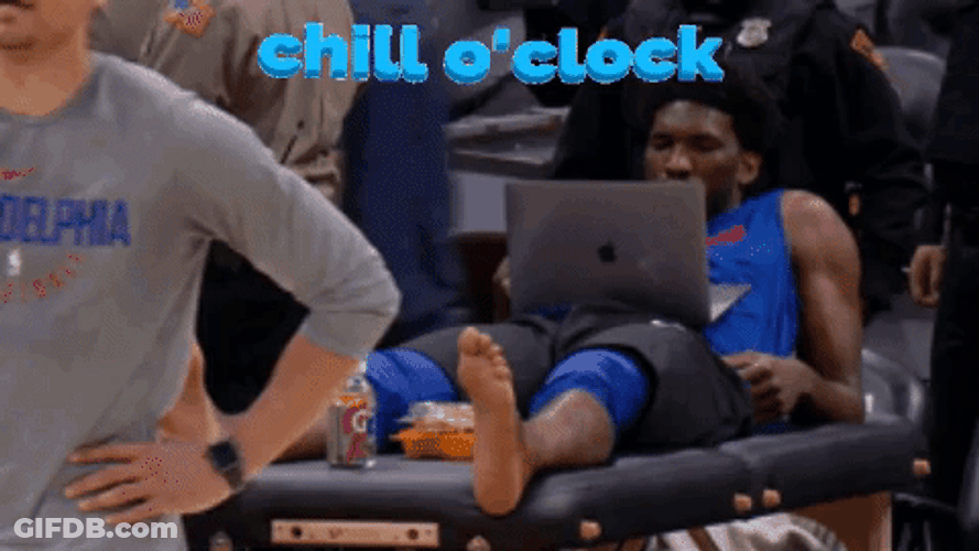 Chilling Basketball Player Chill O'Clock GIF