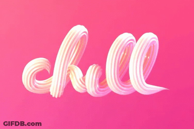 Chilling Chill Whipped Cream GIF