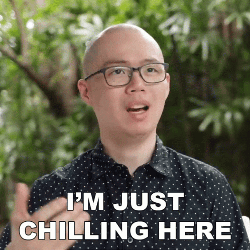 Chilling Chris Cantada GIF