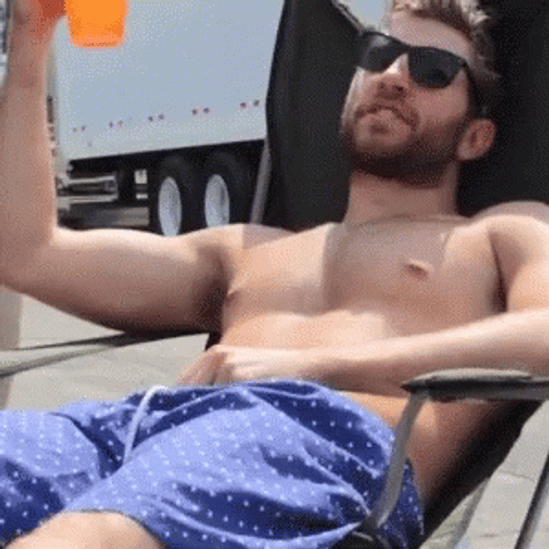 Chilling Guy Victim Of Dyngus Day GIF