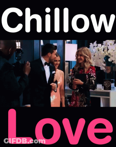 Chillow Love Poster Man And Woman GIF