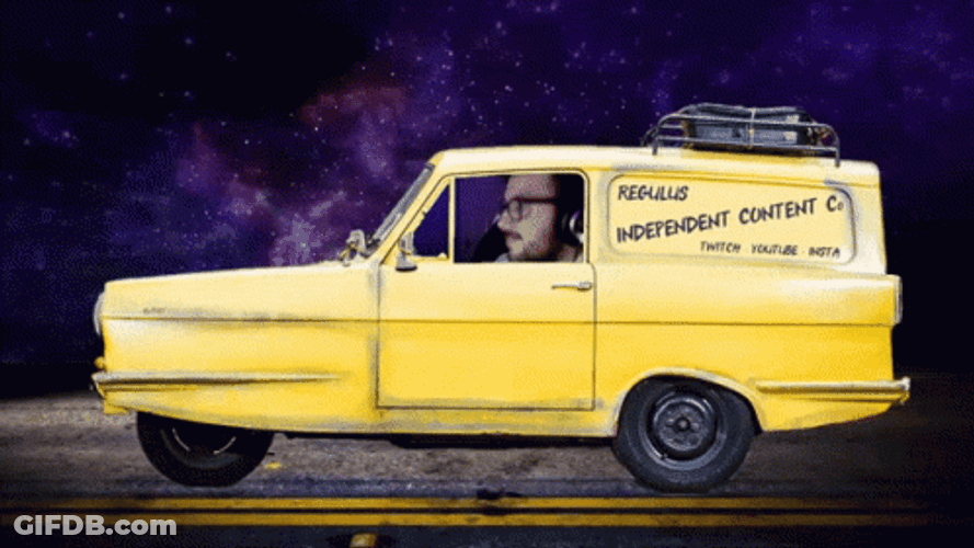 Chilly Night Van Ride GIF