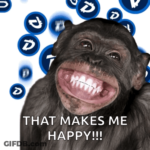 Chimpanzee That Makes Me Happy GIF