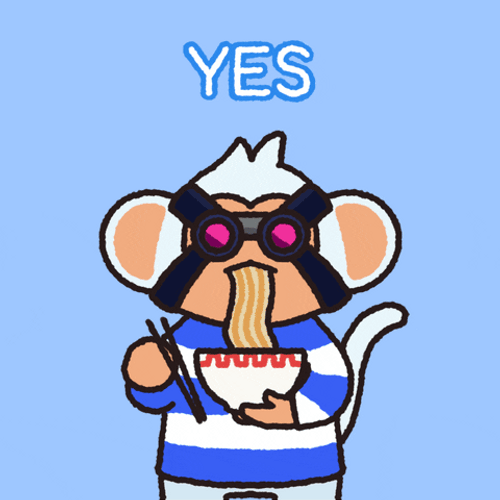 Chimpers Eat And Chow Spaghetti GIF