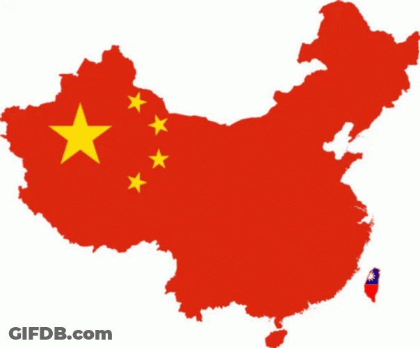 China On The Map GIF