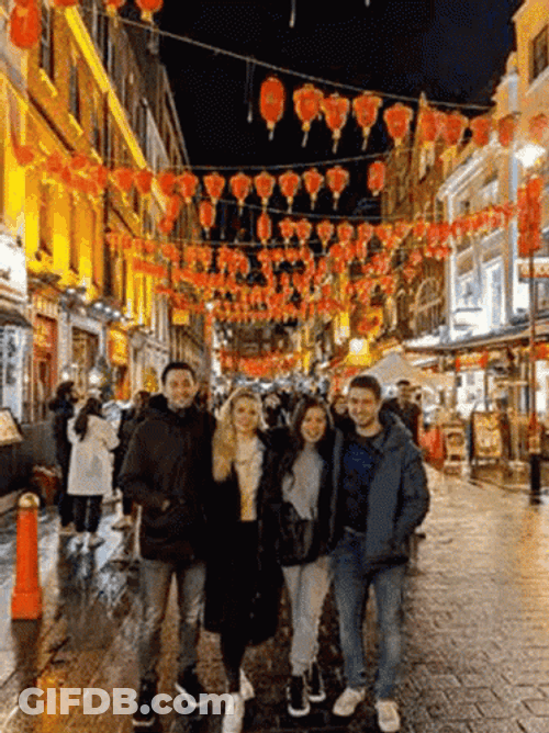 Chinatown Hong Kong Friends GIF