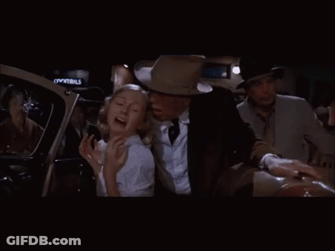 Chinatown John Huston Grabbing Girl GIF