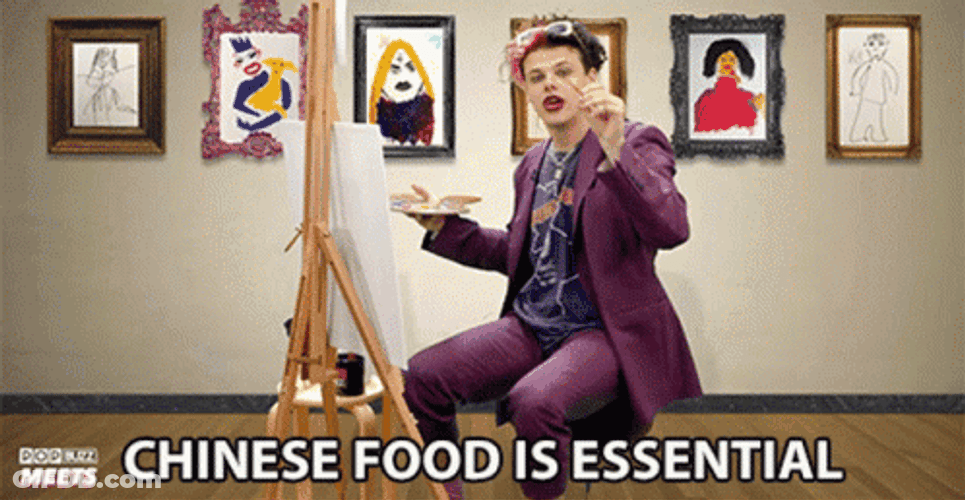 Chinese Food Is Essential Yungblud GIF