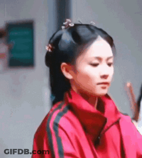 Chinese Girl Bow Down GIF