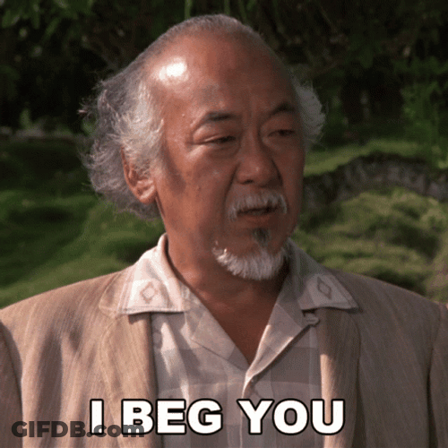 Chinese Man Begging GIF