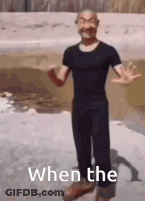 Chinese Man Big Face High Five GIF