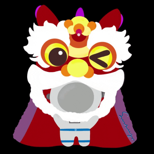 Chinese New Year 2022 Adorable Tiger Wink GIF