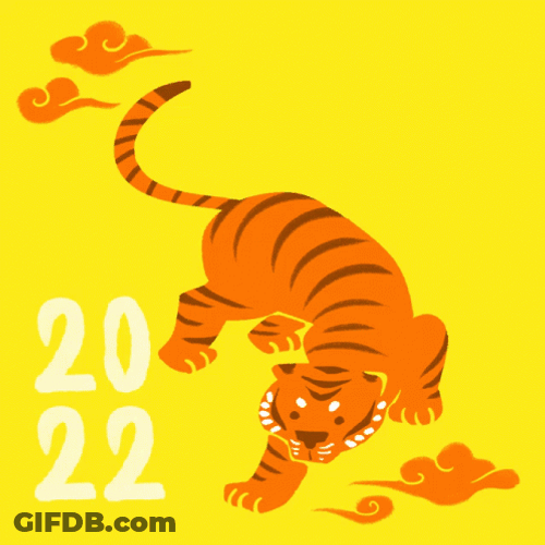 Chinese New Year 2022 Tiger Year GIF