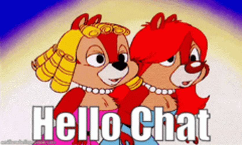 Chip And Dale Girl Hair Wig GIF