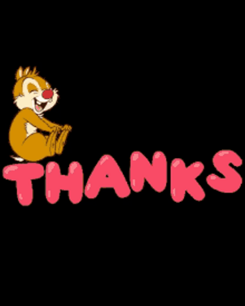 Chip And Dale Thanks GIF