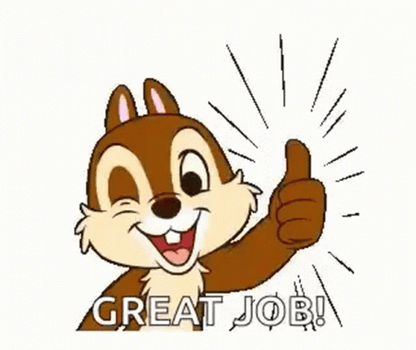 Chip Good Great Job GIF