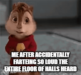 Chipmunk From Alvin Show Funny Face With Cheese GIF